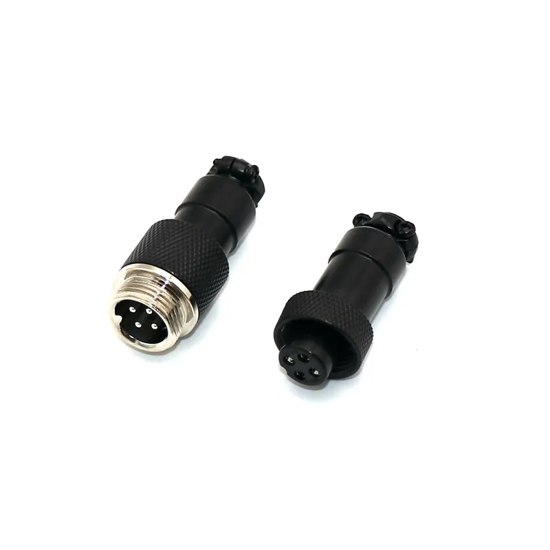 Angitu galvanizado GX12 aviador GX 12 conector enchufe Butting acoplamiento 4 núcleos macho y hembra rojo azul negro blanco amarillo - imagen 3