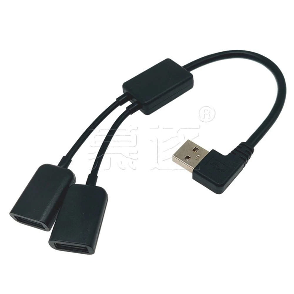Codo de ordenador a bordo, extensor USB dual, uno para dos vehículos, navegación, datos, carga, divisor, ratón de impresión - imagen 3