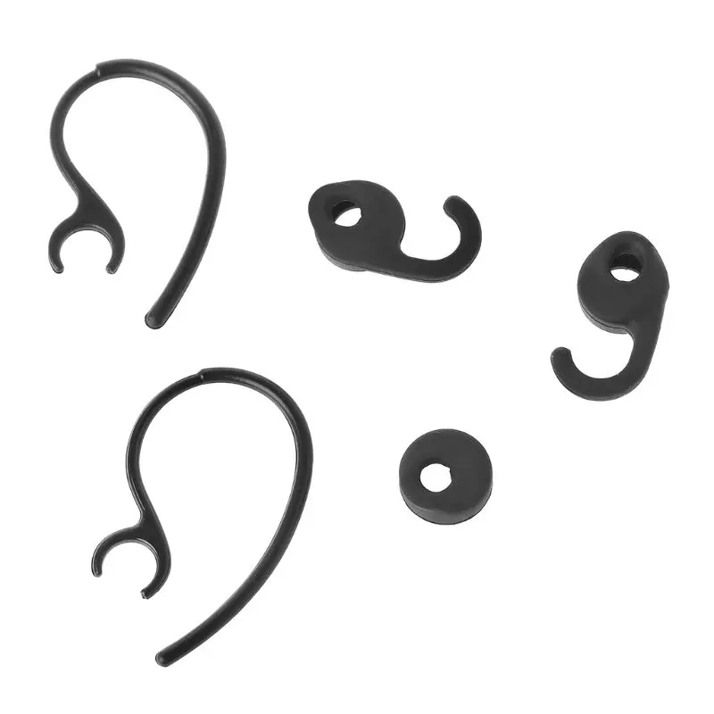 Juego de geles con gancho para la oreja, color negro, para Easygo Easycall Clear Talk, auriculares Bluetooth, gancho para la oreja, reemplazo de Gel