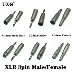 Adaptador XLR a Jack 6,35mm TRS – Conversor Micrófono 3 Pines