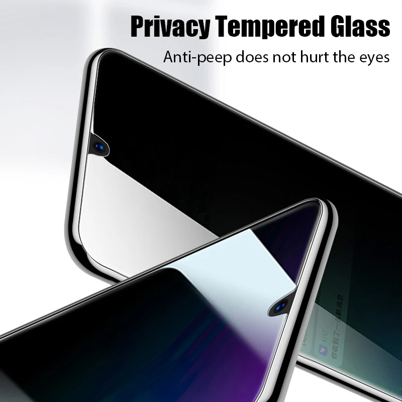 Protector de pantalla antiespía de cristal frontal para Xiaomi Redmi 8 8A 7 7A K20 K30 vidrio Protector seguro de privacidad para Redmi 9 9A 9C 10X Pro - imagen 5