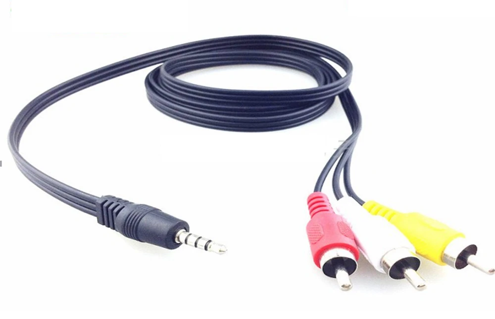 Cable AV 1:3, decodificador de audio conectado a TV lotus, cable de vídeo de 3,5mm, audio 1:3 - imagen 4