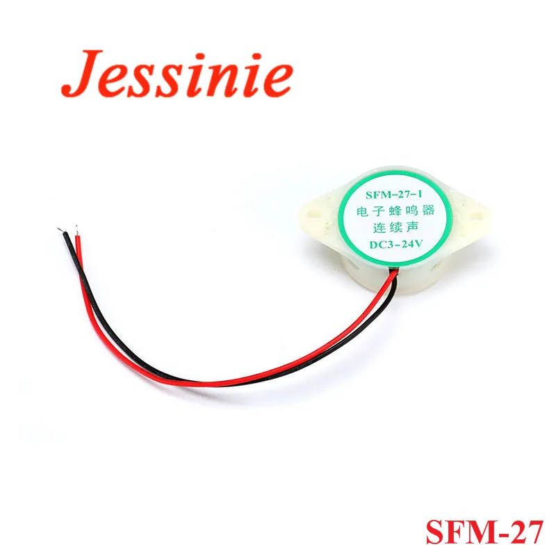 Alarme à décibels élevés, Buzzer électronique 12V, bip continu pour Arduino