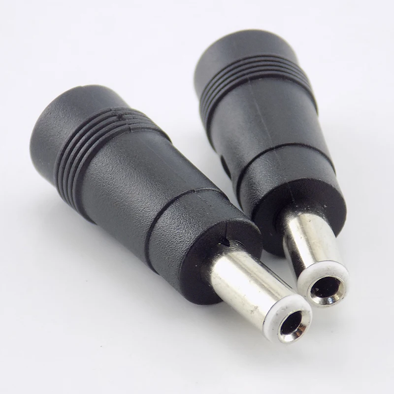 Adaptador de conector de alimentación de CC 5,5x2,1mm hembra a macho 5,5x2,5mm, convertidor 5,5x2,1 hembra a macho para ordenador portátil, 2 uds. - imagen 5