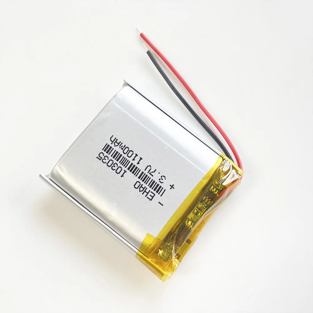 Batería recargable de polímero de litio Lipo 3,7, 5 piezas, 1100 V, 103035 mAh, para teléfono móvil, GPS, tableta, PC, cámara, DVD, grabadora Bluetooth - imagen 4