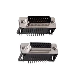 Conector D-sub DB26 HDR26 Macho/Hembra Ángulo Recto Breakout