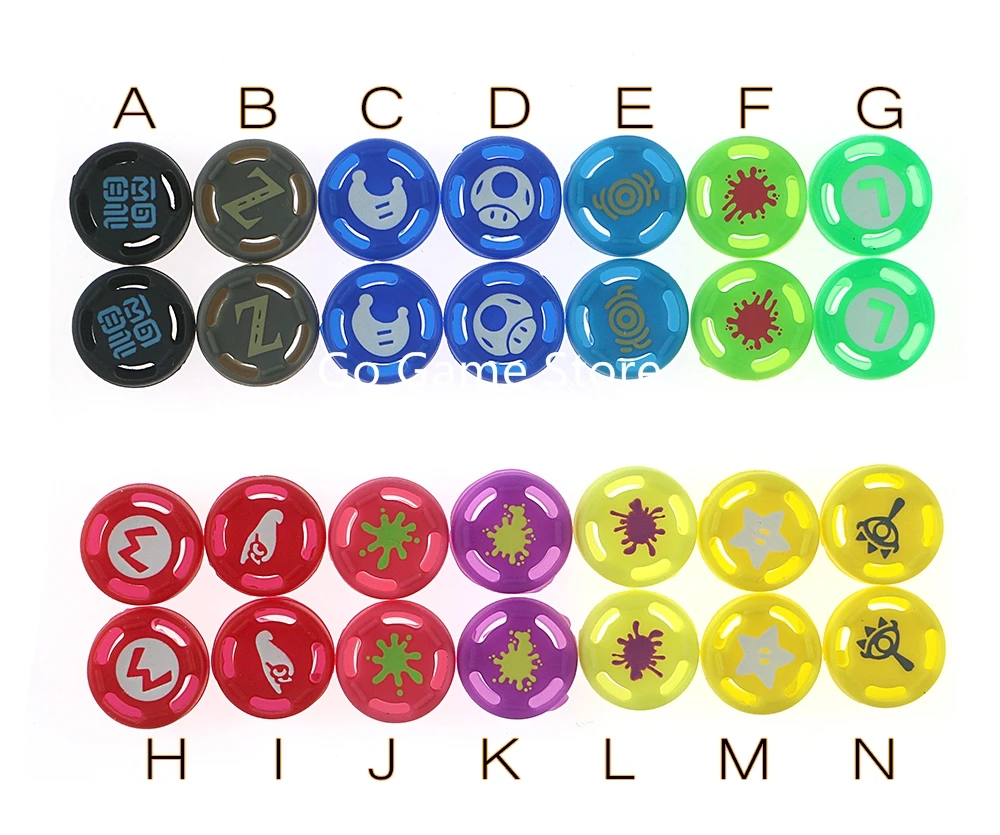 100 Uds para Nintendo Switch controlador Joy-Con empuñadura de pulgar para Nintendo Switch NS tapa basculante