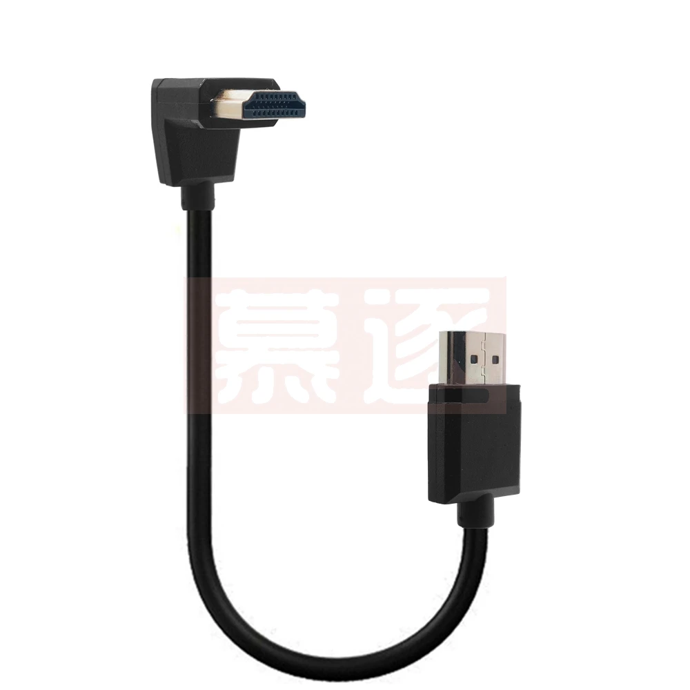 Cable fino macho a macho compatible con HDMI, supersuave, OD 3,0mm, para Moto, teléfono móvil, tableta, 2k, 4K, hd, ligero, portátil, 30CM