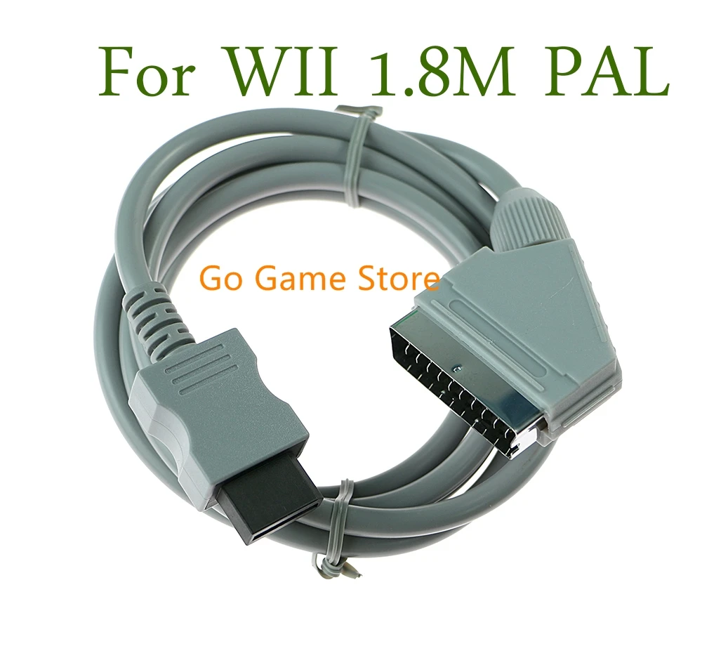 6 uds para consolas PAL Wii WIIU WII U 1,8 M de longitud cable SCART RGB vídeo HD AV HDTV cable de plomo en videojuegos - imagen 2