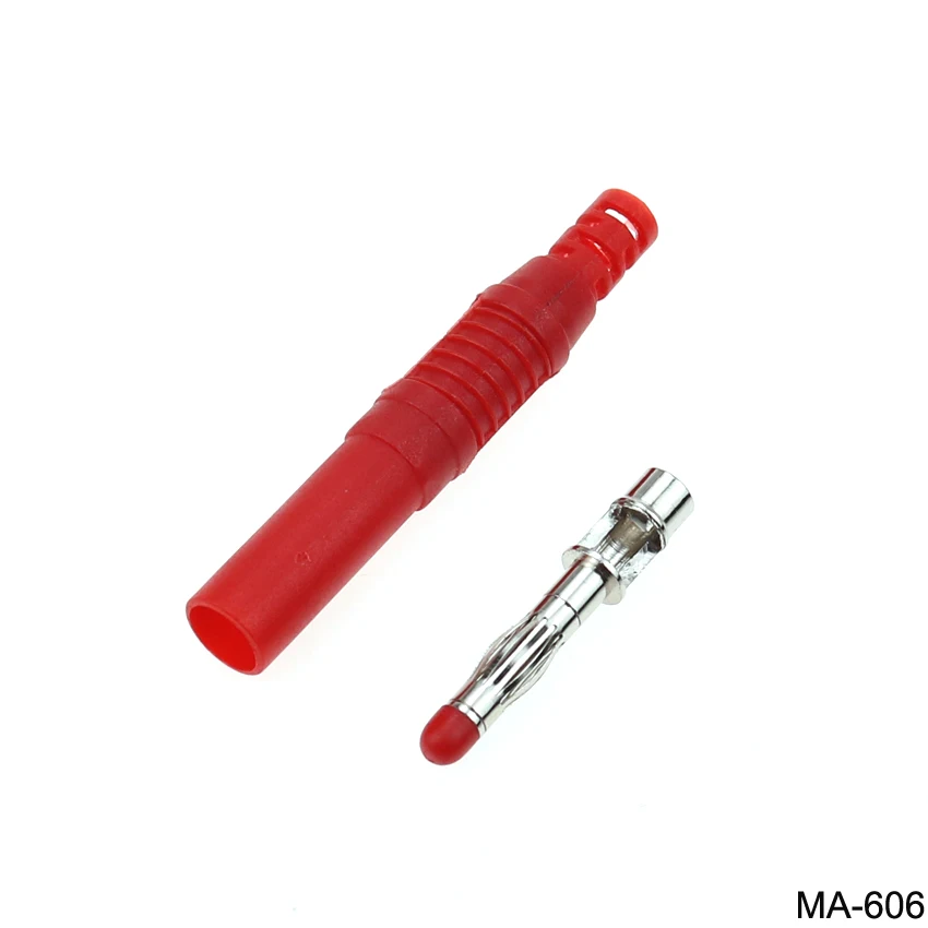 Enchufe Banana de cobre con agujero hembra, 4mm, extensión de cabeza hembra, poste de cable, núcleo de cobre, enchufe Banana para soldadura - imagen 2