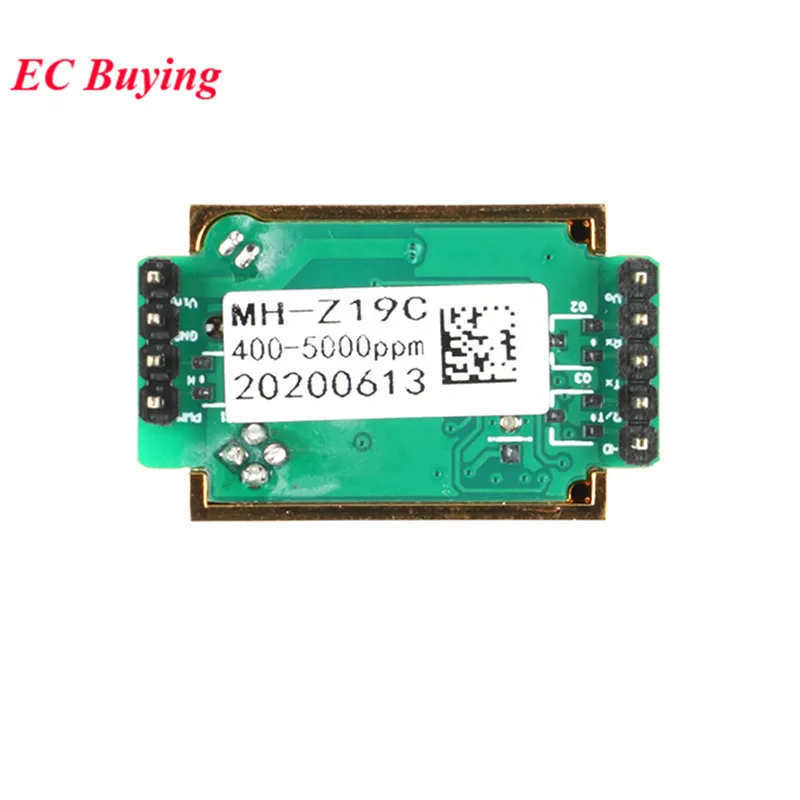MH-Z19 MH-Z19C MH-Z19E MH-Z19B IR Sensor infrarrojo de CO2 módulo Sensor de Gas de dióxido de carbono Monitor de CO2 400-5000 0-5000ppm UART PWM - imagen 5