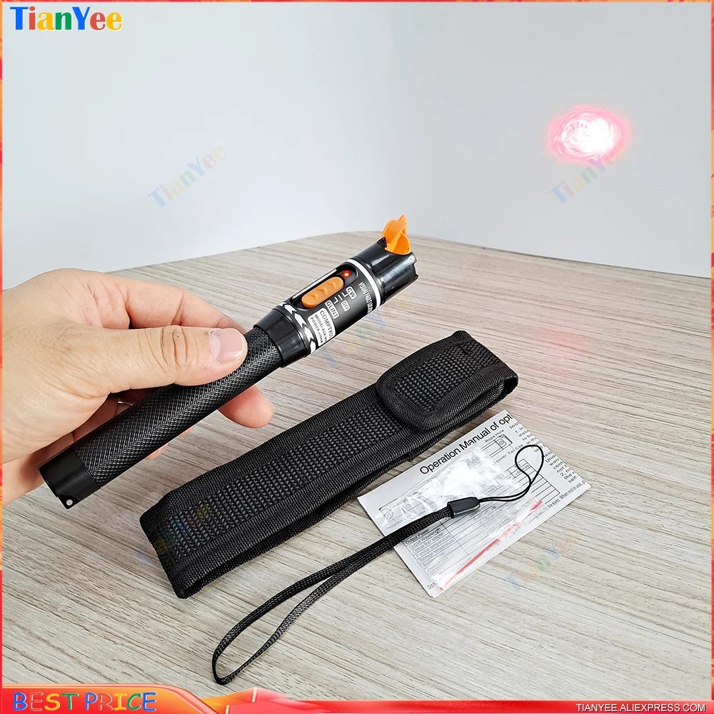 Kit de herramientas FTTH con OPM -70 ~ 10dBm, medidor de potencia óptica, cuchilla de AUA-6S, localizador Visual de fallos VFL de 10MW, CFS-3 y pelacables - imagen 4