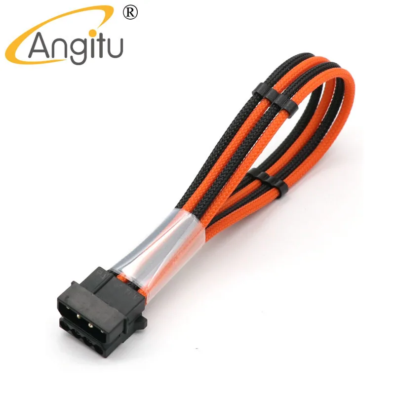 Cable de extensión de alimentación Molex macho a hembra, manga PET, 4mm, 2 uds., peine de Cable - imagen 5