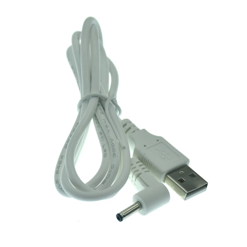Cable de carga USB a CC de 3,5mm, conector USB A macho a 3,5 Jack, adaptador de cargador de fuente de alimentación de 5V para Cable de alimentación USB HUB