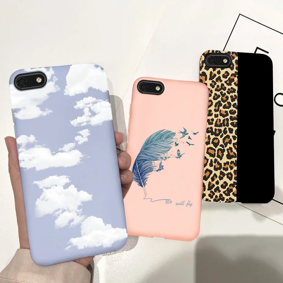 Funda para Huawei Y5 2018, carcasa de silicona suave pintada, colorida, para Y5 Lite 2018, Y5 Y 5 Prime 2018, DRA-LX5 - imagen 3