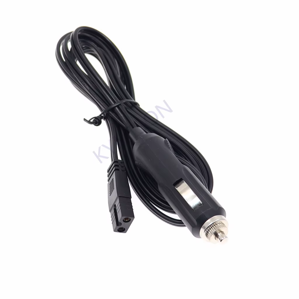 Cable para Nevera Portátil de 12V 24V CC con Conector para Encendedor de Cigarrillos para WAECO NFA SPT-1 2x18AWG - imagen 2