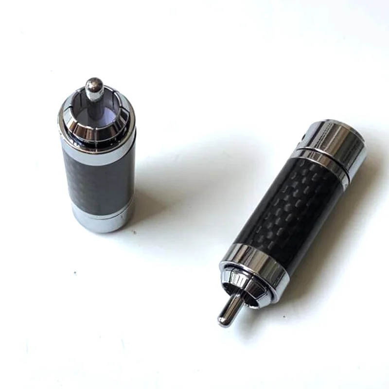 Conector RCA Furutech Rodio - Detalle de materiales premium y construcción