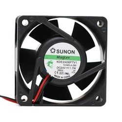 Ventilador Axial 24V KDE2406PTV1 – Refrigeración con Cable Doble