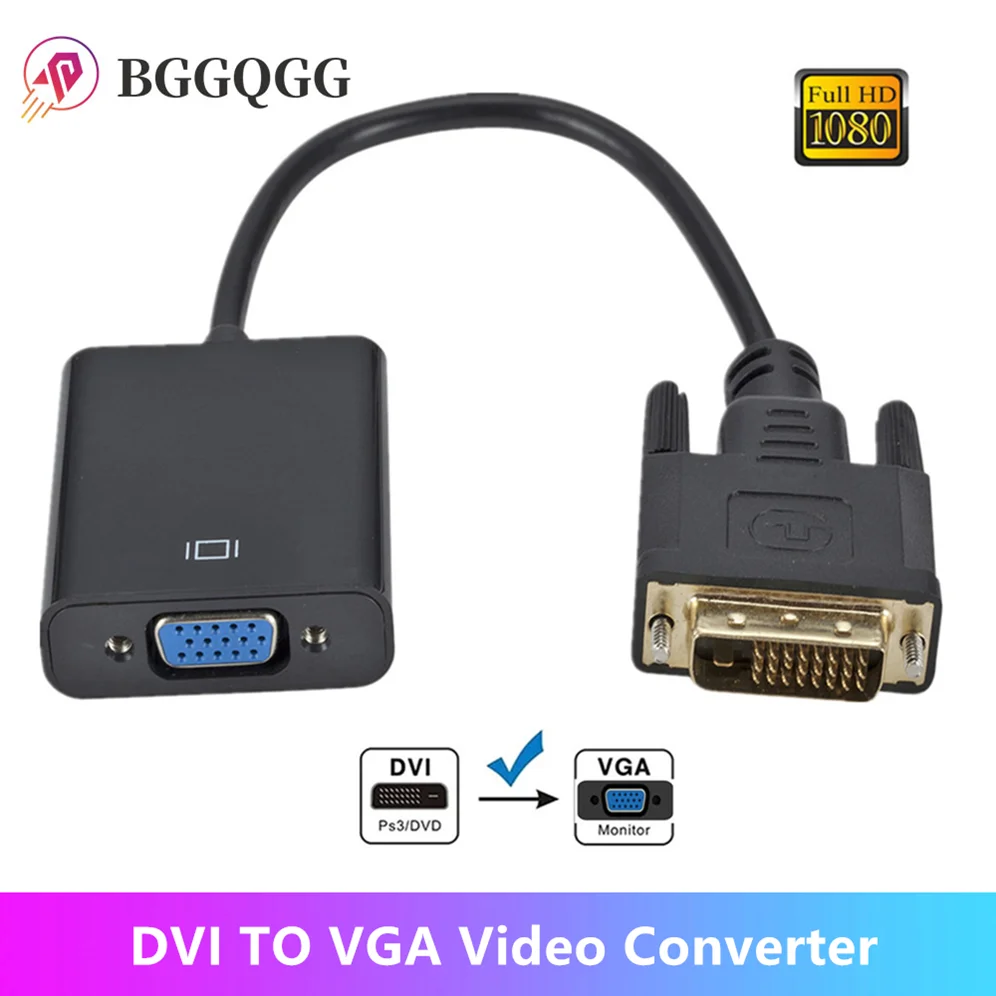 Adaptador DVI macho VGA - Vista principal producto