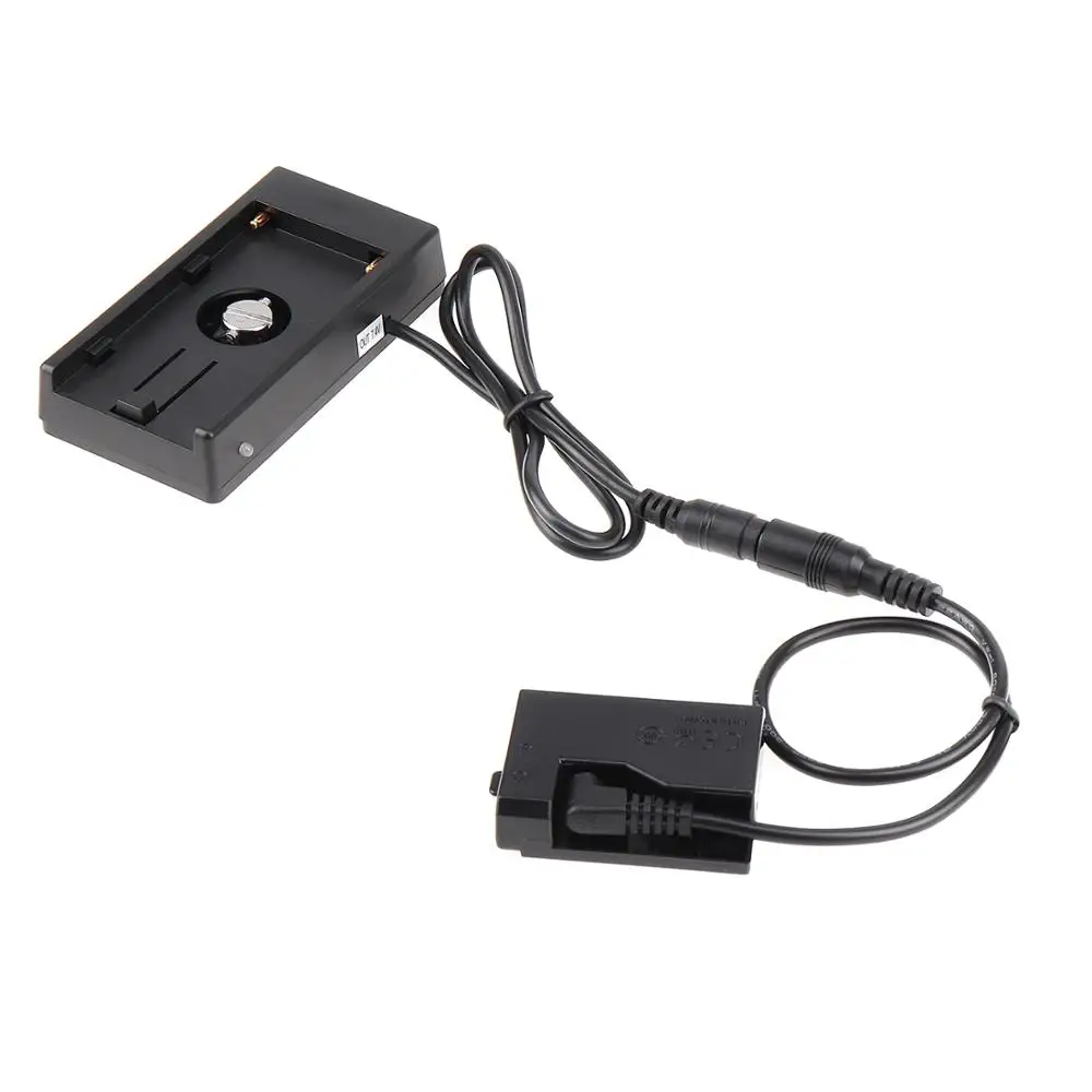 Placa de batería simulada LP-E10 + placa de batería F970 para Canon 1100D 1200D 1300D 1500D 3000D