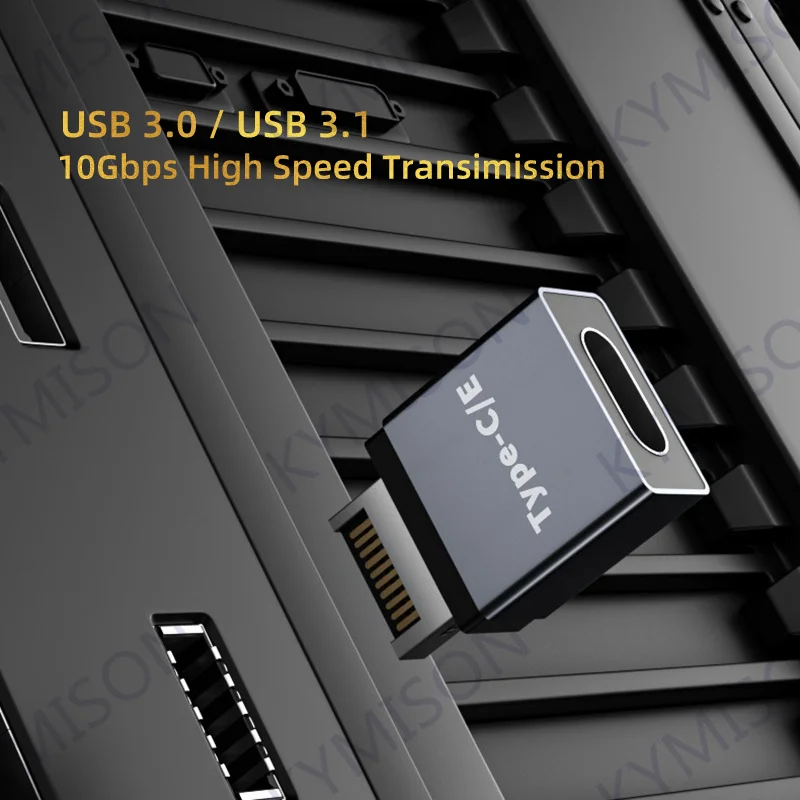 Conector adaptador de Cable de placa base de computadora de escritorio USB 3,1 cabezal de Panel frontal tipo C a tipo E convertidor de enchufe de expansión - imagen 3