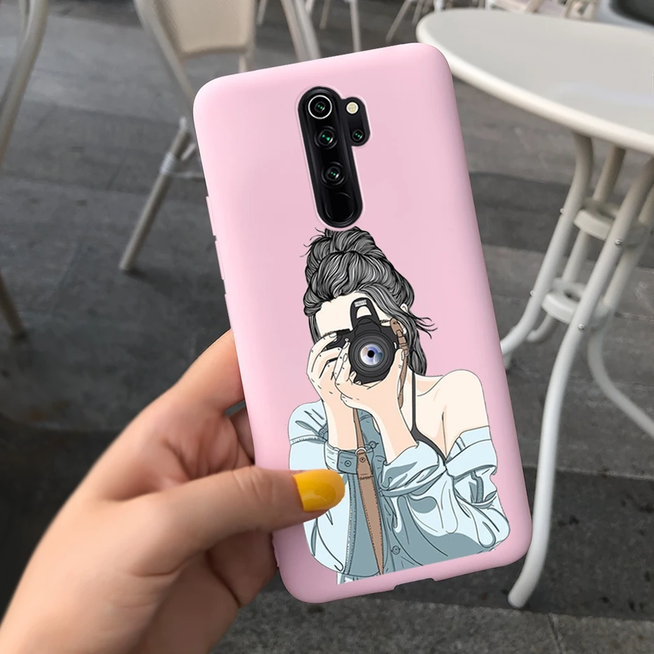 Para Xiaomi Redmi Note 8 Pro funda de flores coloridas suave y delgada funda de teléfono para Xiaomi Redmi Note 8 Pro Note8 Pro parachoques a prueba de golpes - imagen 3