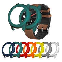Para Amazfit GTR 47mm 42mm funda protectora borde marco Shell para Huami Amazfit GTR funda protectora para reloj inteligente parachoques de PC