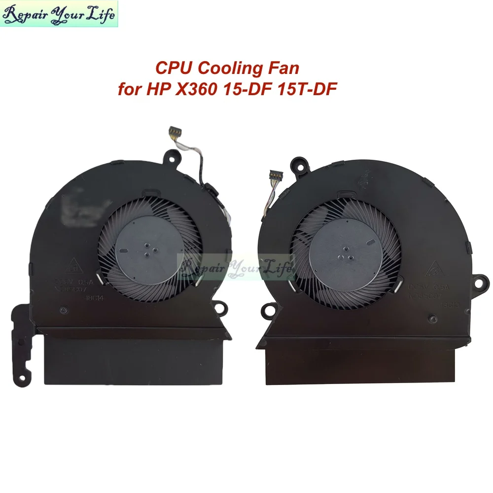 Ventilador de refrigeración para portátil HP Spectre x360, 15T-DF, 15T-DF000, 15-DF, Notebook, PC, CPU, GPU, radiador, L38109-001, nuevo, L38108-001 - imagen 5