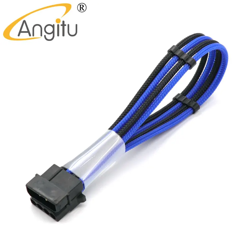 Cable de extensión de alimentación Molex macho a hembra, manga PET, 4mm, 2 uds., peine de Cable - imagen 3