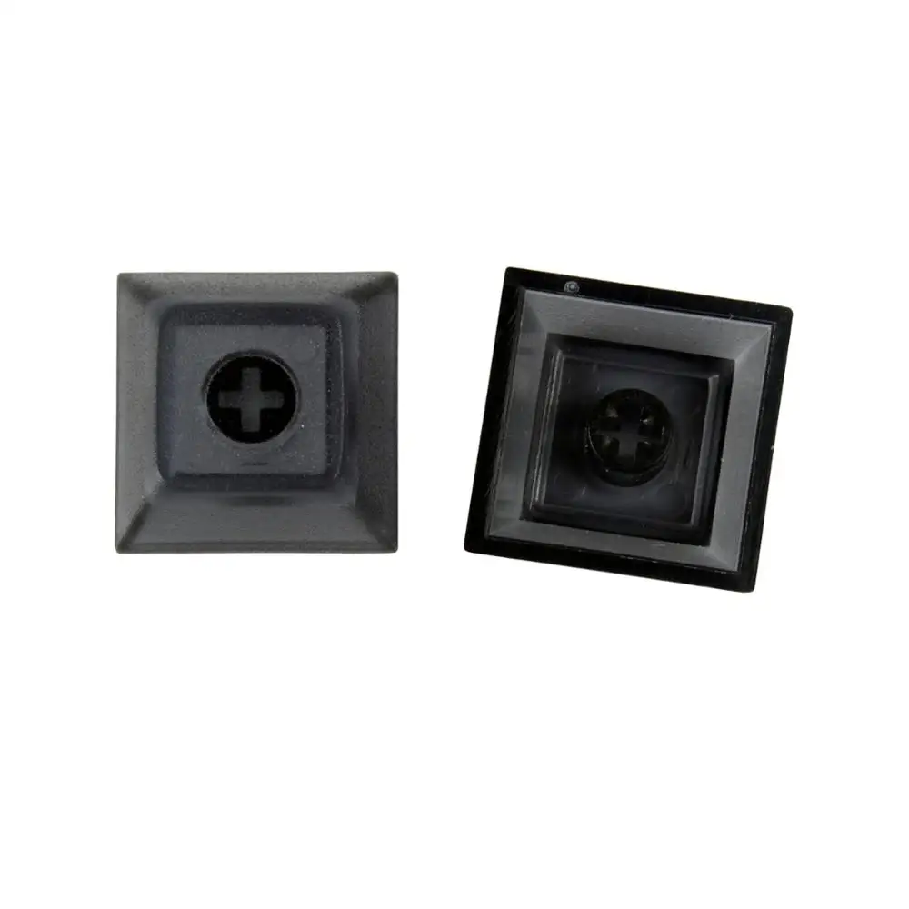 YMDK-Tapa de tecla en blanco DSA 1u, 1,4mm, ABS transparente para teclado de interruptores MX, venta al por mayor