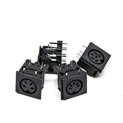 Conector hembra PCB DIN 4-8 polos montaje en panel