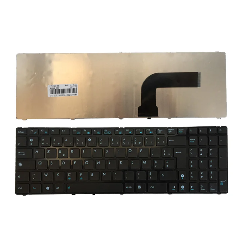 Nuevo teclado francés para Asus N53, X53, X54H, A52J, k53, A53, N60, N61, N71, N73S, N73J, P52, P52F, P53S, X55V, X54HR, X54HY, N53T, FR, negro - imagen 2