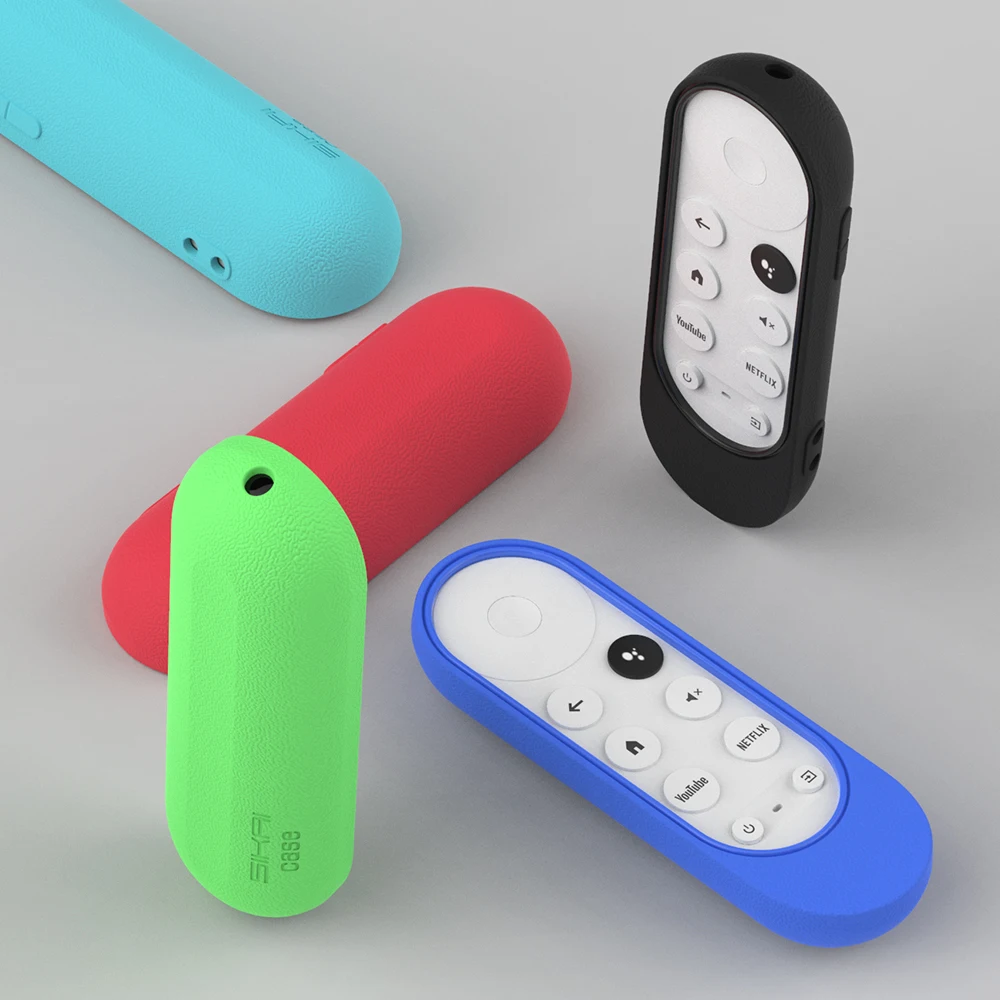 Funda de silicona SIKAI para Chromecast para Google TV 2020, funda protectora a prueba de golpes con control remoto por voz para Google Remote Chromecast - imagen 4