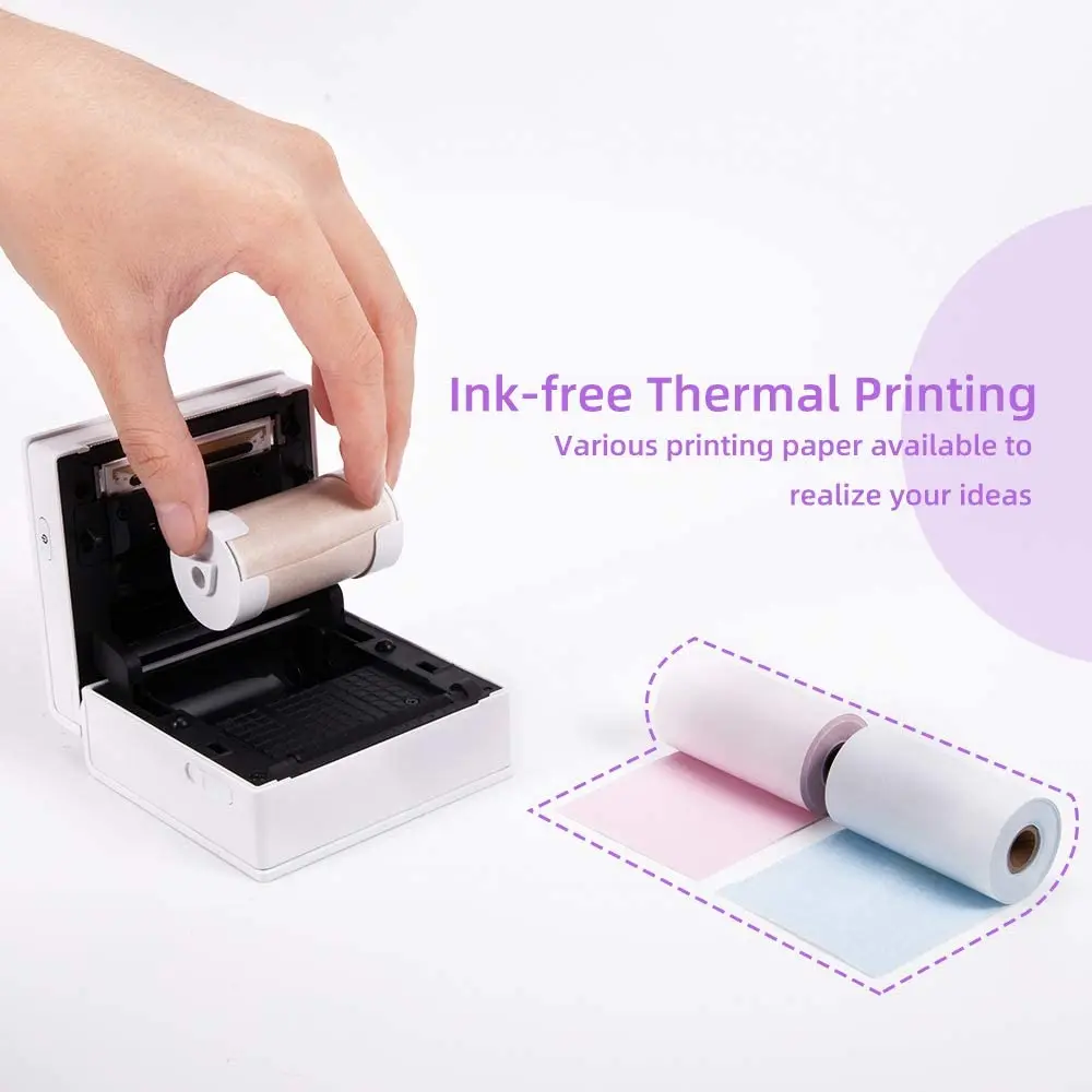 Phomemo Papel Térmico 3 Rollos – Compatible M02/M02S/M02 Pro - imagen 4