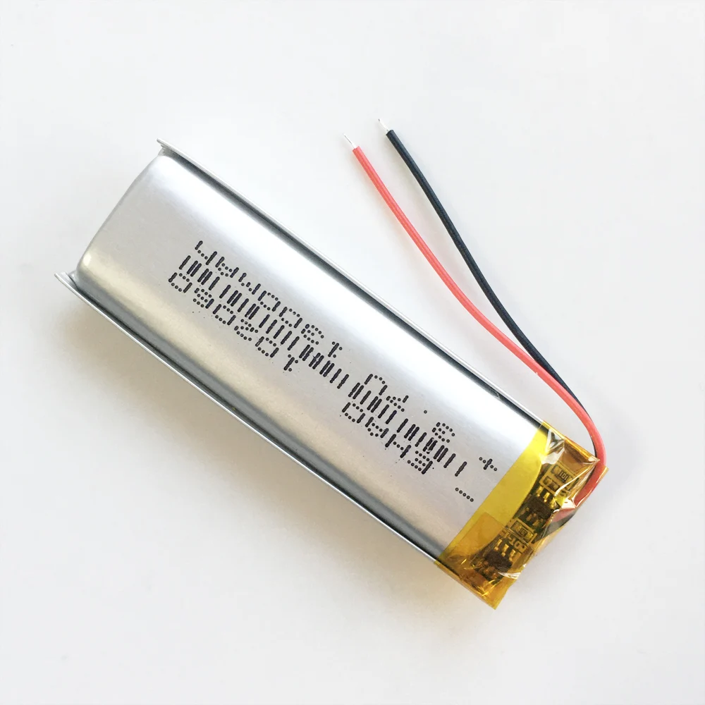 Batería recargable Lipo de 3,7 V, 1300mAh, 102060 + enchufe JST de 2 pines, 1,25/1,5/2,0mm para KTV, micrófono con cable para el hogar, Audio, cámara GPS - imagen 5
