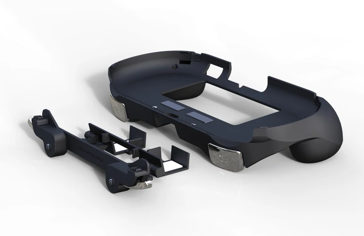 L3 R3 mango de mano Joypad funda con soporte con botón de disparo L2 R2 para PSV 2000 PSV2000 PS VITA 2000 bolsa para consola de juegos delgada - imagen 5