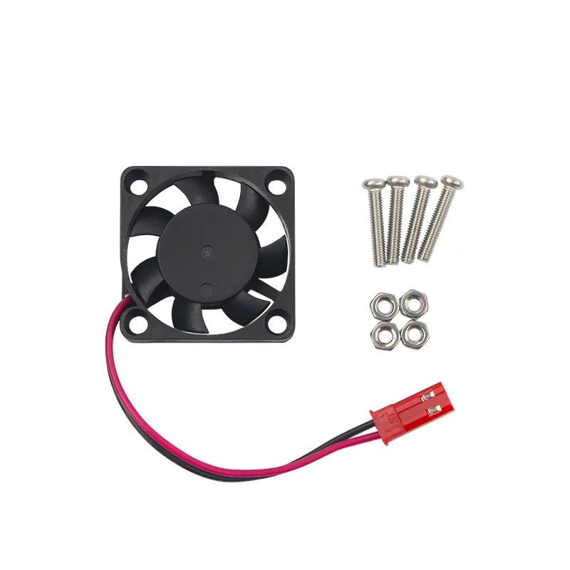 Ventilador de refrigeración para Raspberry Pi 4 DC 5V, radiador sin escobillas, ventilador de refrigeración con tornillos para Raspberry Pi 4/3/3B, 1 unidad - imagen 3