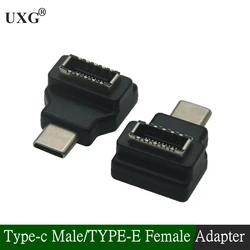 Conector USB-C Macho a Hembra para Placa Base - Convertidor 3.1/3.2