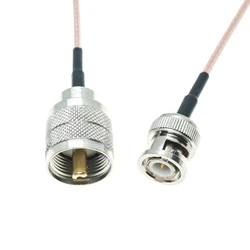 Conector BNC Macho a PL-259 FPV para cables coaxiales RG316