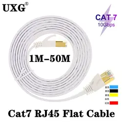 Cable Ethernet Cat7 STP Plano RJ45 – 5 Colores