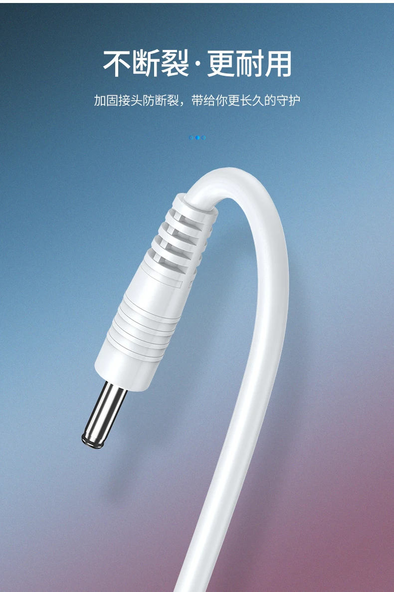 Neue Ankunft 1M DC 3,5mm USB Ladegerät Power Kabel USB zu DC 3,5mm * 1,35mm Power kabel für Handy Lautsprecher Internet Adapter - imagen 3