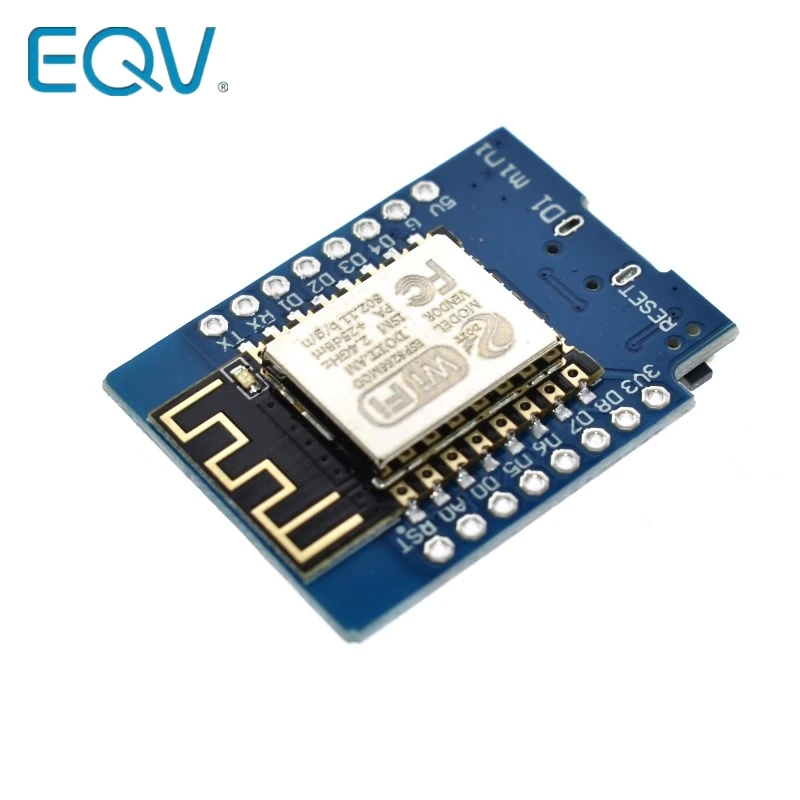EQV D1 Mini ESP8266 ESP-12 ESP-12F CH340G CH340 V2 USB WeMos Placa de desarrollo WIFI D1 Mini NodeMCU Lua IOT placa 3,3 V con pines - imagen 4