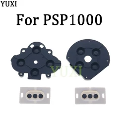 YUXI Almohadillas de goma conductoras para botones L R PSP – FAT D