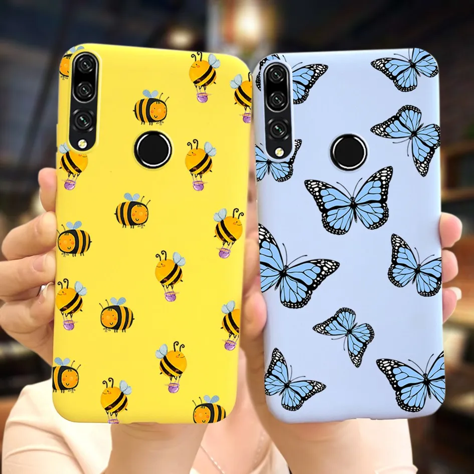Funda de teléfono de dibujos animados de silicona 3D para Huawei Y9 Prime 2019 funda suave de mariposa para Huawei P Smart Z Etui fundas STK-LX1 Y9Prime Bag