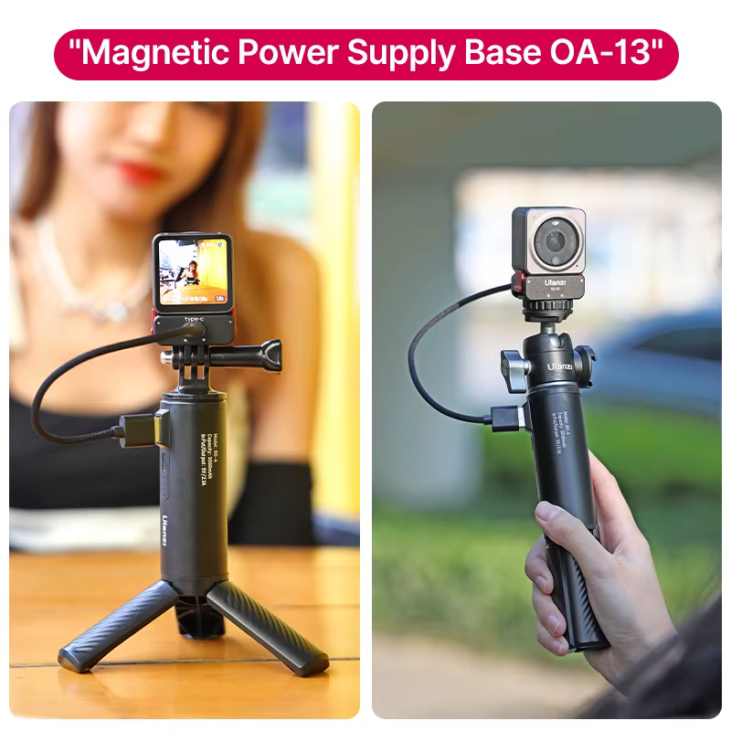 Ulanzi Base Cargador Magnético para Osmo Action 2 y 3 - Rosca 1/4 - imagen 3
