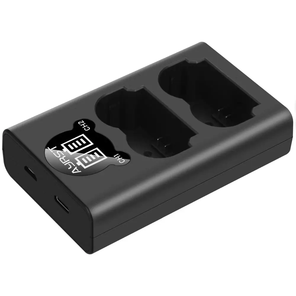 Batería NP-W235 NP W235 + cargador dual USB LED para cámara Fujifilm Fuji X-T4, GFX 100S, X-T5, X-H2 - imagen 5