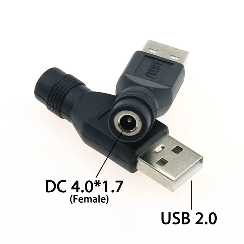 Cltgxdd 1 Uds Micro USB/USB 2,0 macho a DC 3,5*1,35/4,0*1,7mm conector hembra convertidor adaptador para ordenador portátil - imagen 5