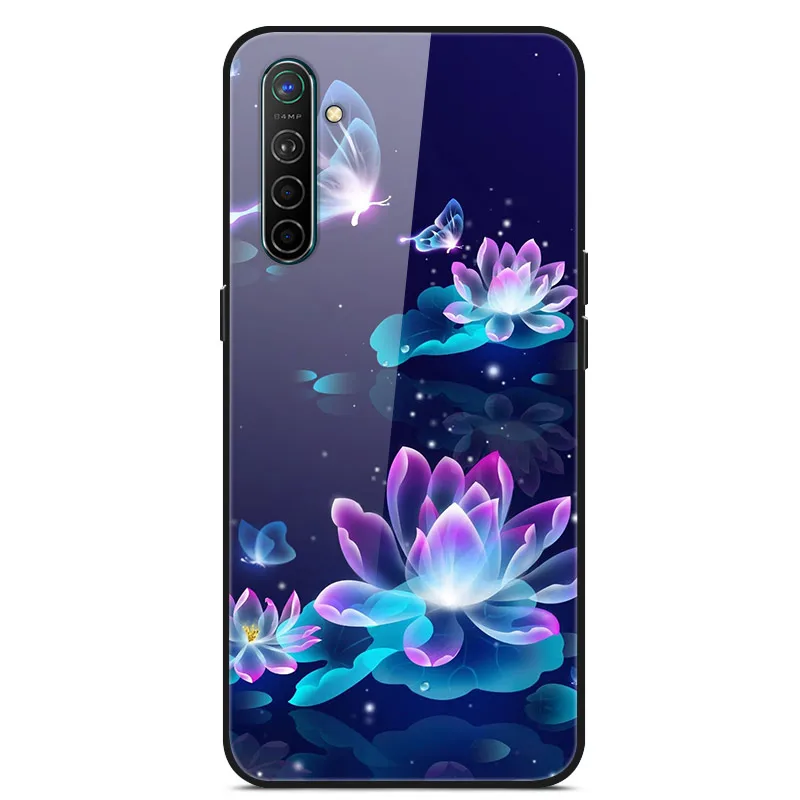 Para OPPO Realme XT Funda de vidrio templado Funda dura de parachoques suave para OPPO Realme 6 Pro Realme X2 XT Funda de teléfono Realme6 contraportada - imagen 3