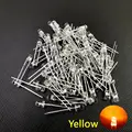 100pcs White-Yellow
