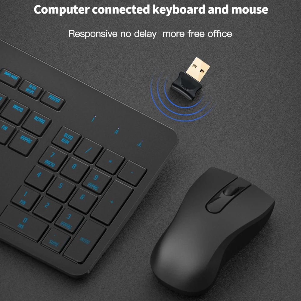 Adaptador compatible con Bluetooth 5,0, transmisor USB para Pc, receptor de ordenador, portátil, auricular, impresora de Audio, receptor Dongle de datos - imagen 5